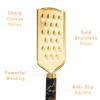 Professional Cheese Grater, Gold Stainless Steel Cheese Grater Handheld, Grater
