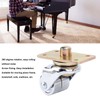 Upright Piano Wheel with Top Plate 360 Degree Rotation Caster