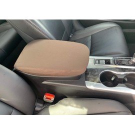 Auto Console Covers- Fits The Acura TLX 2015-2020 Center Console Armrest Cover Waterproof Neoprene Fabric-Brown