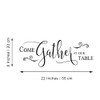 Come Gather at Our Table Home Décor Kitchen Dining Room