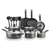 T-fal Initiatives Nonstick Cookware Set 18 Piece Pots and Pans,