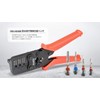 IWISS IWS-1424BN Simultaneous Crimping Pliers, Waterproof Type Coupler Terminal, Waterproof