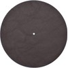 Genuine Leather Turntable Platter Mat - Dark Brown