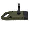 Multifunction Solar Hand LED Emergency Flashlight Crank Torch ABS Folding