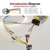Nizirioo 16 mm Touch Dimmer Switch LED Touch Switch 5-24
