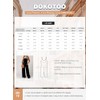 Dokotoo Womens Overalls Rose Jumpsuits for Women Casual Loose Fit