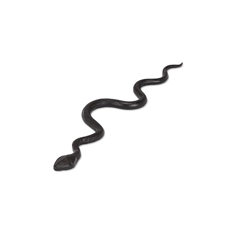 Abbott Collection Squirming Snake - Cast Iron, Black (14.5" L)