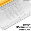 Urbanstrive Bench Scraper for Baking, Stainless Steel Dough Cutter and