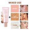 NAISSIYA Full Match Glow Foundation Makeup,Long-Lasting Natural Glow Liquid Foundation,Wear