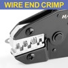 Haisstronica Crimping Tool for Non-Insulated Open Barrel Terminals Receptacles,AWG 20-10