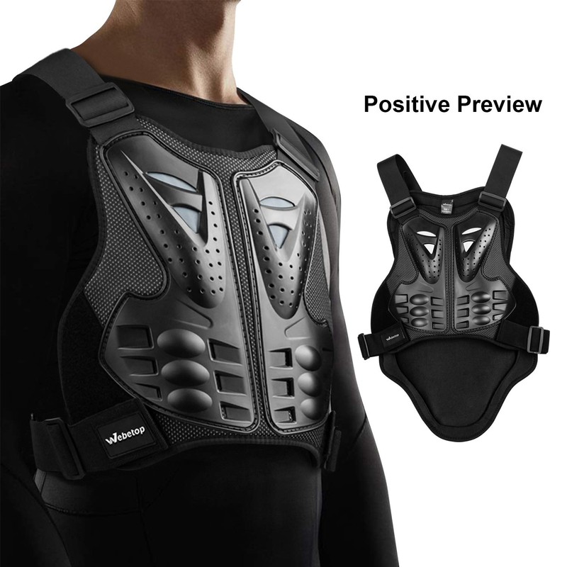 Webetop Motorcycle Armor Vest Protector for Dirt Bike Mountain Bike
