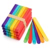 200 Pcs Jumbo Wooden Craft Sticks, Popsicle Sticks, 150x18x1.6mm Treat