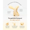 Korean-Made MOYUUM Silicone Macaron Pacifier 2 Pack with Travel Case,