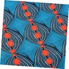 NUOBESTY 4pcs African Print Quilting Fabric Wax Print Fabric Sheet