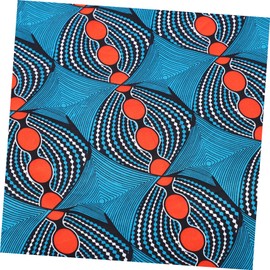 NUOBESTY 4pcs African Print Quilting Fabric Wax Print Fabric Sheet for Sewing Patchwork and Quilting Projects Soft and Material for Unique Fashion Creations
