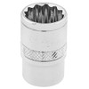 Draper 32776 12 Point Socket, 3/8" Square Drive, 13mm ,