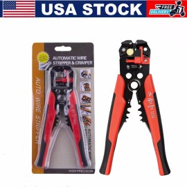 Unbranded MultiPurpose Electrical Wire Stripping Tool 8", Crimper Pliers Insulated Cutter