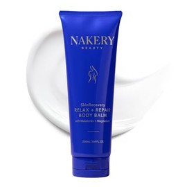 Nakery SkinRecovery - Blsamo de magnesio relajante  Crema para tensar la piel para el cuerpo con SepiLift y Retinol  Blsamo muscular con melatonina...