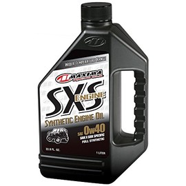 Maxima Racing Oils 30-12901-2PK SXS Synthetic 0w40 Side by Side Engine Oil 1L Bottle, 2-Pack