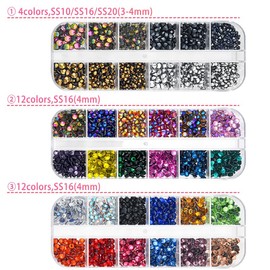 Blinginbox bedazzler kit with rhinestones hotfix applicator tool gems for clothes fabric crafts shoes hats decoration with multi colorful gems rainbow flat back crystal picker tweezers DIY enthusiasts