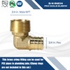 1 Piece XFITTING 3/4'' Pex x 3/4'' Male NPT Elbow,