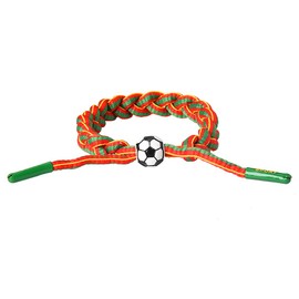Football Player Lover Gifts for Men Dad Braided Bracelet for Men Portugal Soccer Fans Birthday Gifts for Grandpa Adjustable Bracelets for Football Coaches Friendship Gifts for Friends