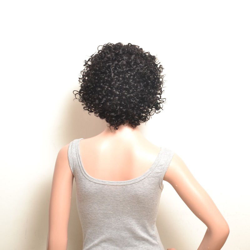 Sleek Mia Human Hair Wig 1B Natural Black