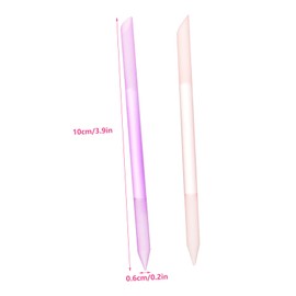 minkissy Pcs Glass Fingernail Files Crystal Nail Files for Women Nail Trimming Shaping Tools Glass Material