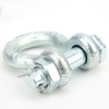 D Ring Anchor Shackle, G2130 Heavy Duty Alloy Steel Galvanized