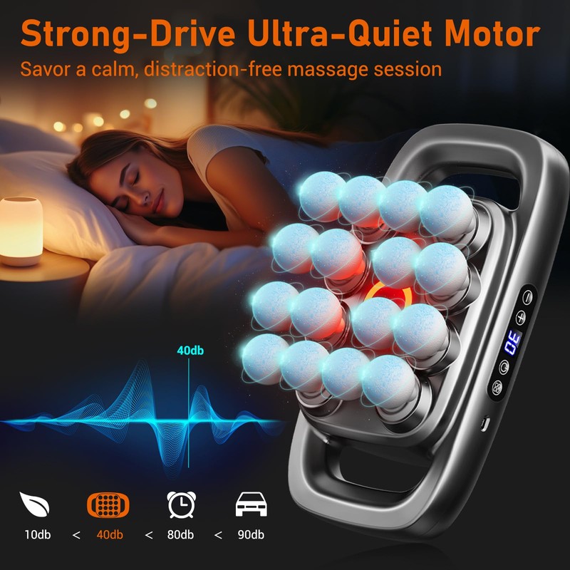Feyano 16-Head Massage Gun Set for Deep Tissue Massage, 3