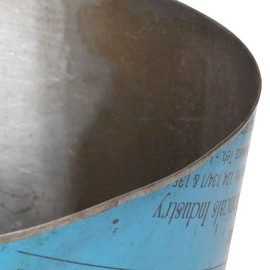 vidaXL Multicolor Umbrella Stand, 11.4"x21.7", Iron from Reclaimed Paint Barrels, Stable and Sturdy, No Assembly Required, Ideal for Umbrellas and Walking Sticks