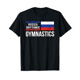 Russia Rhythmic Gymnastics Ribbon Floor Exercise Flag T-Shirt