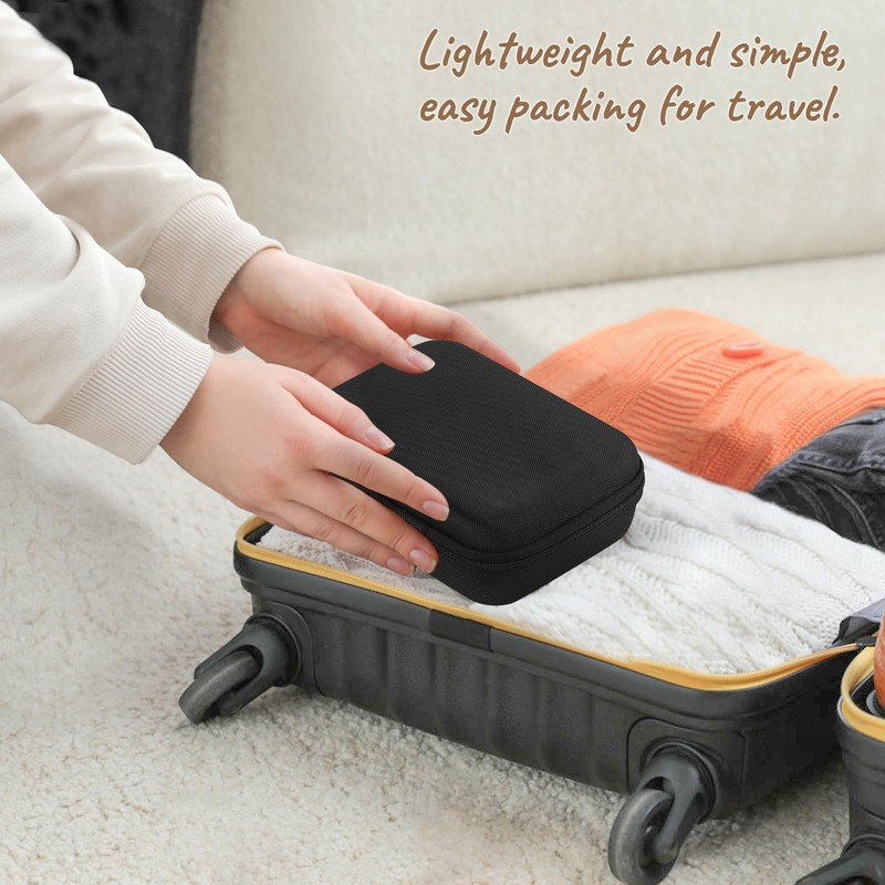 Mkono Travel Sunglasses Organizer Glasses Case Multiple Pairs with Adjustable