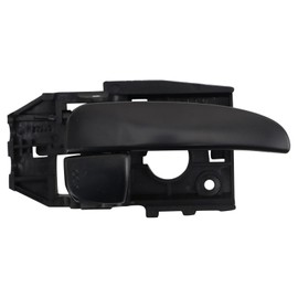TRQ Passenger Side Interior Door Handle Black Compatible with 2001-2006 Hyundai Elantra HY1353104 HY1353105