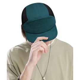 CLAPE Mesh Baseball Cap Sports Hat Cooling Trucker Hat Breathable Sun Runner Cap Workout Dad Hats UV Protection Cap, Green