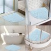 Corner Shower Mat Non Slip: 54 x 54 cm Quadrant