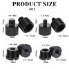 Molain Pack of 8 Microphone Stand Adapter, Thread Adapter, Mic