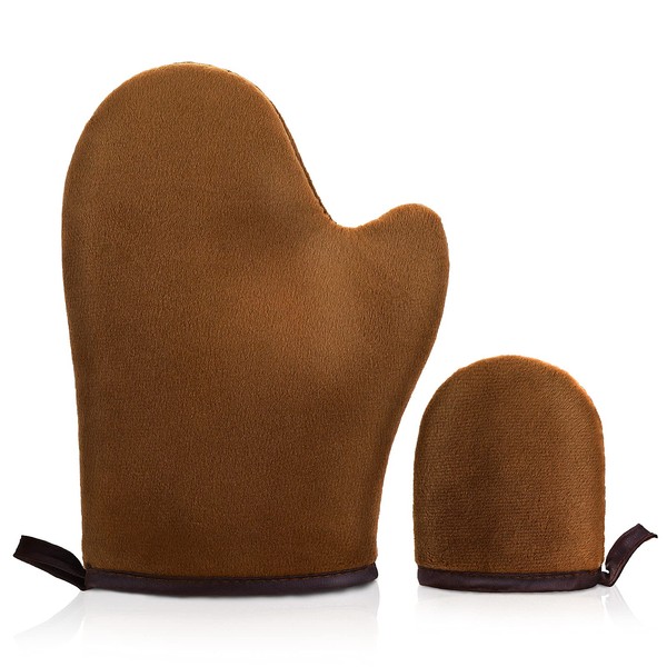 Molain Self Tanning Mitt Applicator, 2 Pack Sunless Tan Mitt