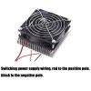 Yrhrol Mini Air Conditioner DC 12V DIY Thermoelectric Peltier Refrigeration