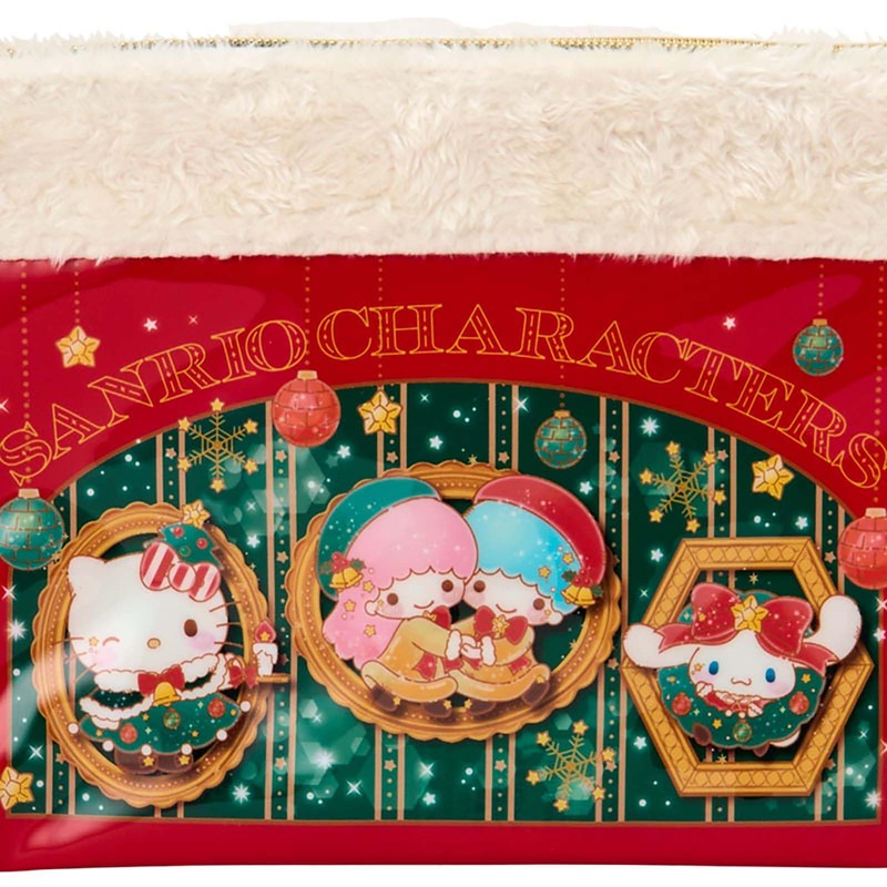 Sanrio 389081 Flat Pouch (Christmas), Sanrio Characters, For Ages 3