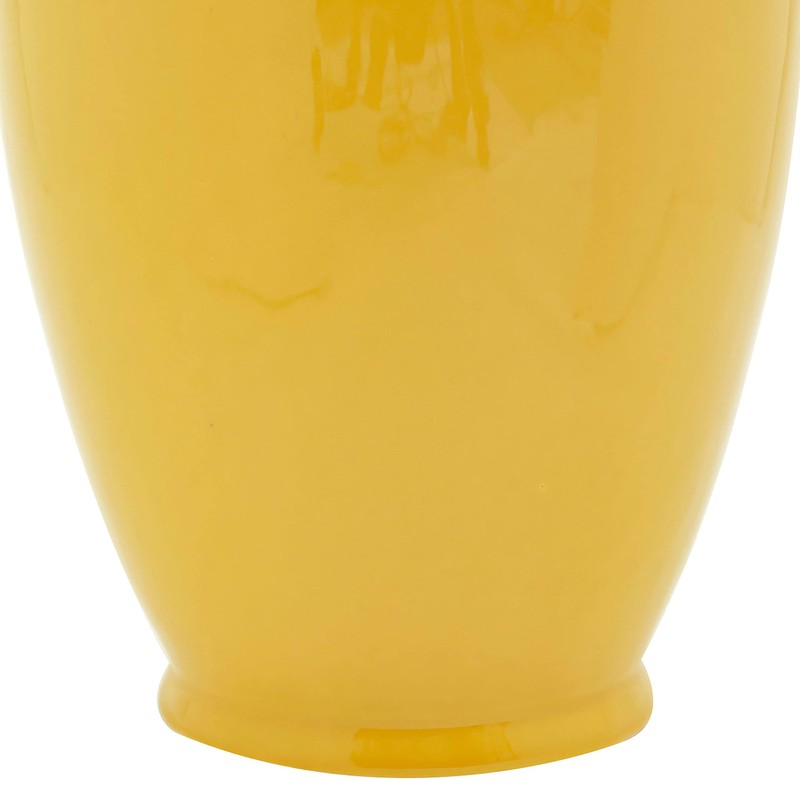 Red Lantern 14" Bright Yellow Tung Chi Vase