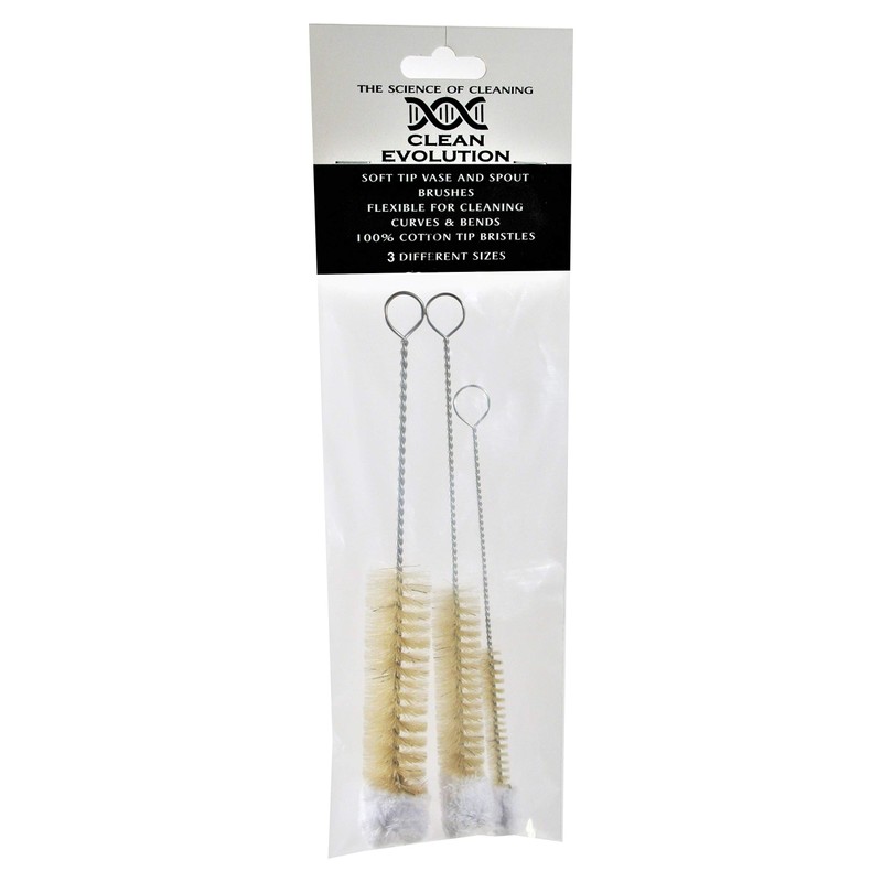 Bendable Bottle Brush Set - Soft Bristle Crevice & Small