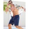 SILKWORLD Swim Trunks for Men 2 in 1 Swimming Trunk