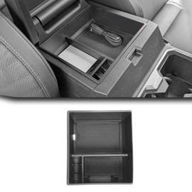 BORUIEN for Toyota 4Runner 2025 Center Console Tray Organizer Interior Accessories Armrest Storage Box Insert Container Divider ABS Holder Cover (Center Organizer Fits 2025 4Runner)