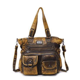 Angel Kiss Handbags Tote Purse Shoulder Bag Large Ladies Hobo Bags Women Soft PU Leather Shoulder Bag