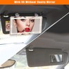 Car Sun Visor Vanity Mirror, Makeup Mirror with 3 Light