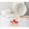 Mushroom Butter Crock For Counter With Water Line French Butter