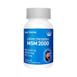 formulaReal Doctor Real Doctor Joint Cartilage Care MSM 2000 2 1050mgx120 tablets (120 days worth) Bone Health Joint Cartilage Vitamin D Manganese / 리얼닥터 관절 연골 케어 MSM 2000 1050mgx120정  2개 (120일분) 뼈 건강 관절 연골 비타민D 망간