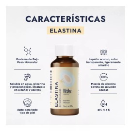 HEBBE COSMETICS EMH23 Extracto Elastina Acuosa (aditivo Cosmético) 50 G
