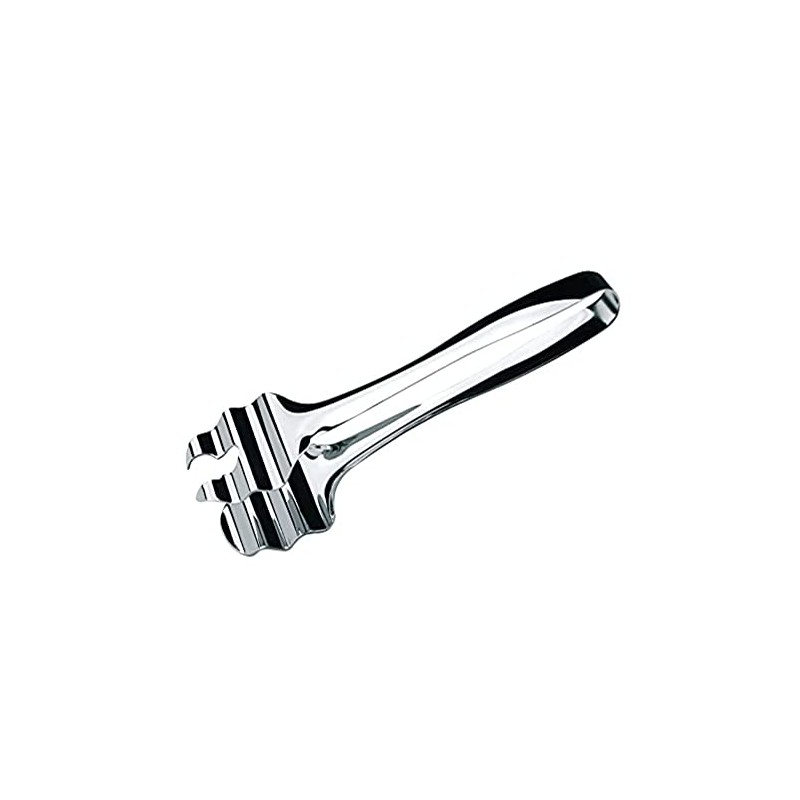 Commichef Deluxe Chrome Plated Asparagus Tongs, Stainless Steel, 24cm